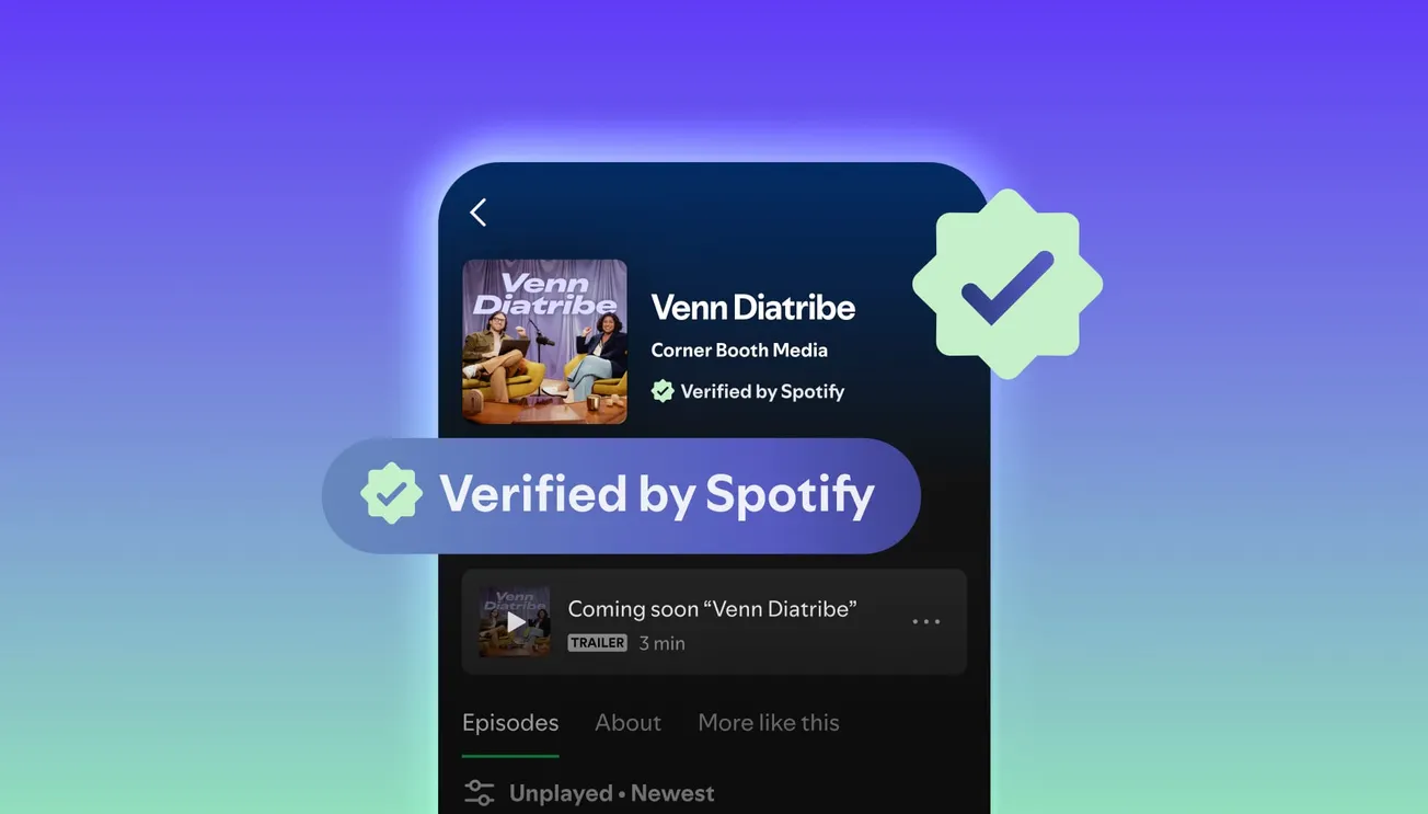 Spotify Brings 'Verified' Badges to Podcasts as AI Voice Cloning Concerns Grow