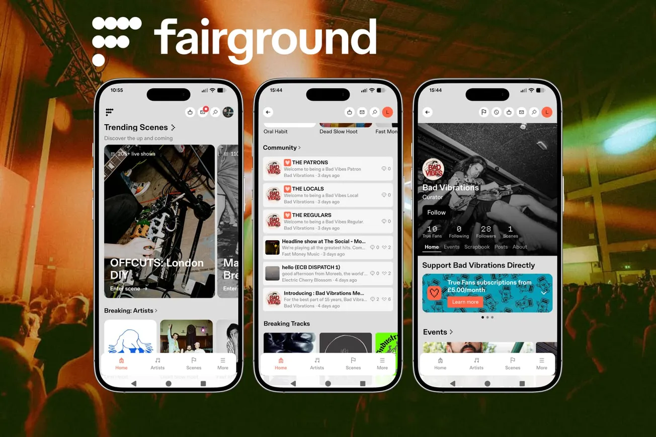 Fairground's App Recognizes That Live Music Has Always Been About the "Scene"