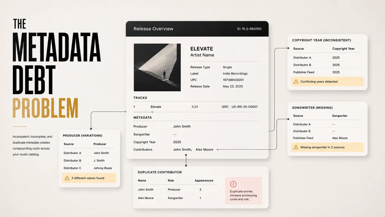 The Metadata Debt Problem: How Independent Labels Lose Control of Their Catalogs