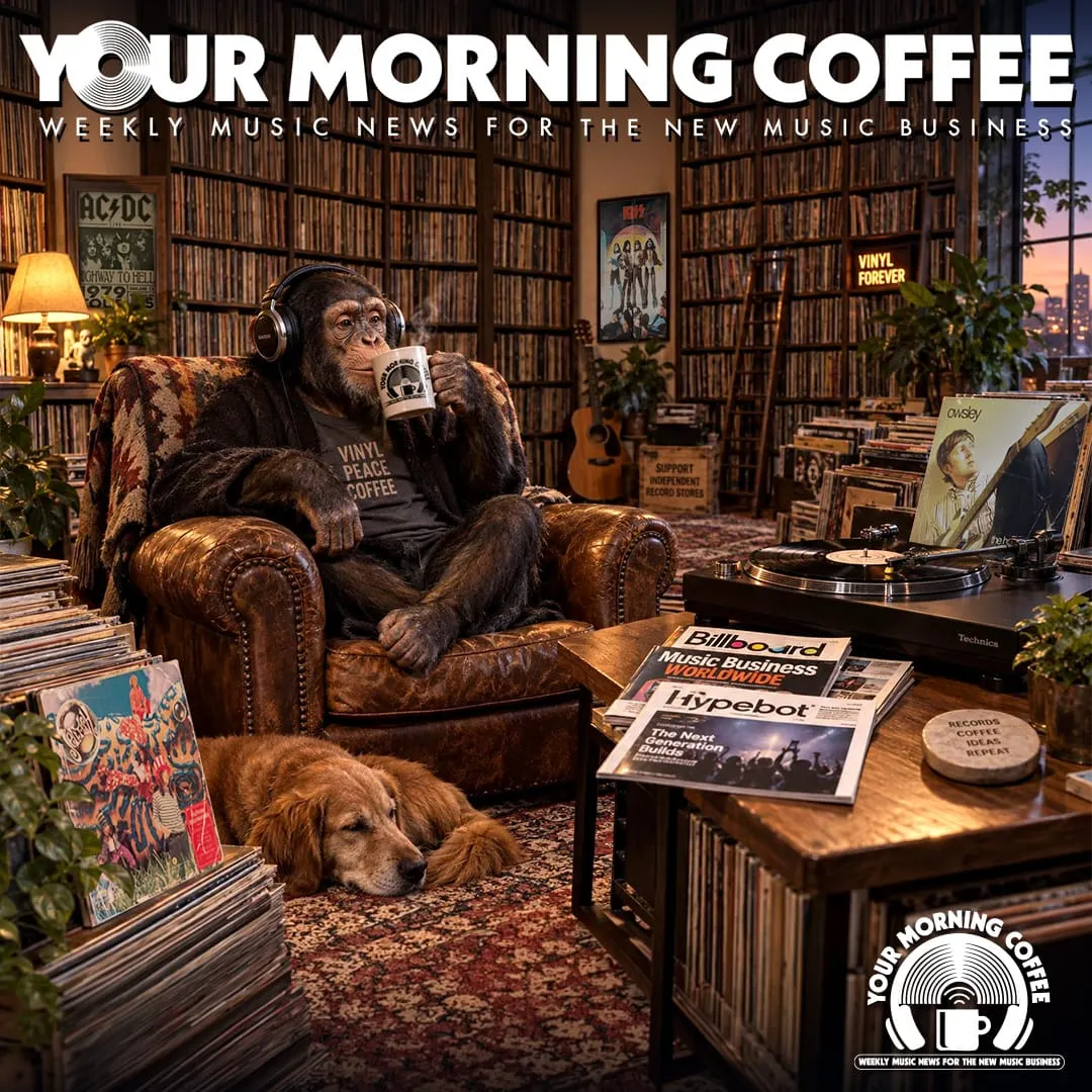 Your Morning Coffee Podcast: DistroKid Market Share, Suno Label Deals, StubHub, More.