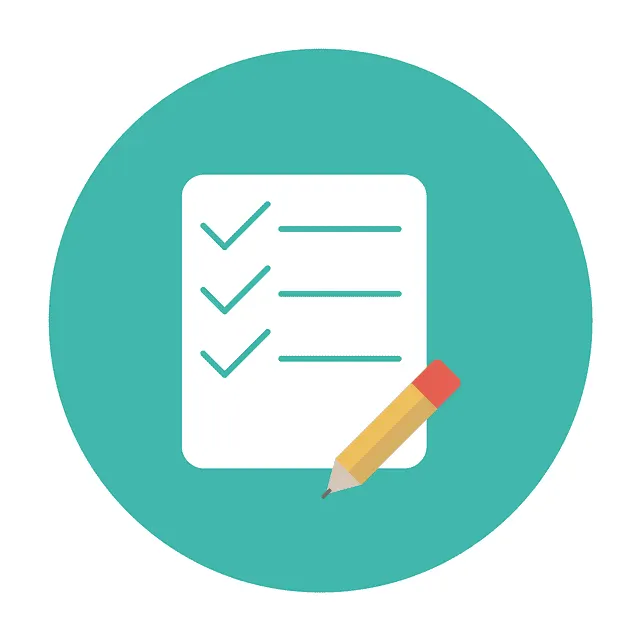 Checklist icon representing music industry tasks and planning for artists and industry professionals.