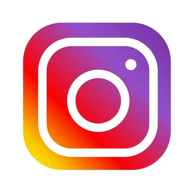 Instagram logo with gradient colors, representing social media and digital marketing for entertainment and music industry ins