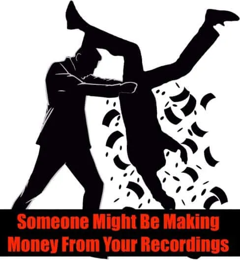 Money-making from recordings, music royalties, audio revenue, music recording income, music industry earnings, monetizing rec