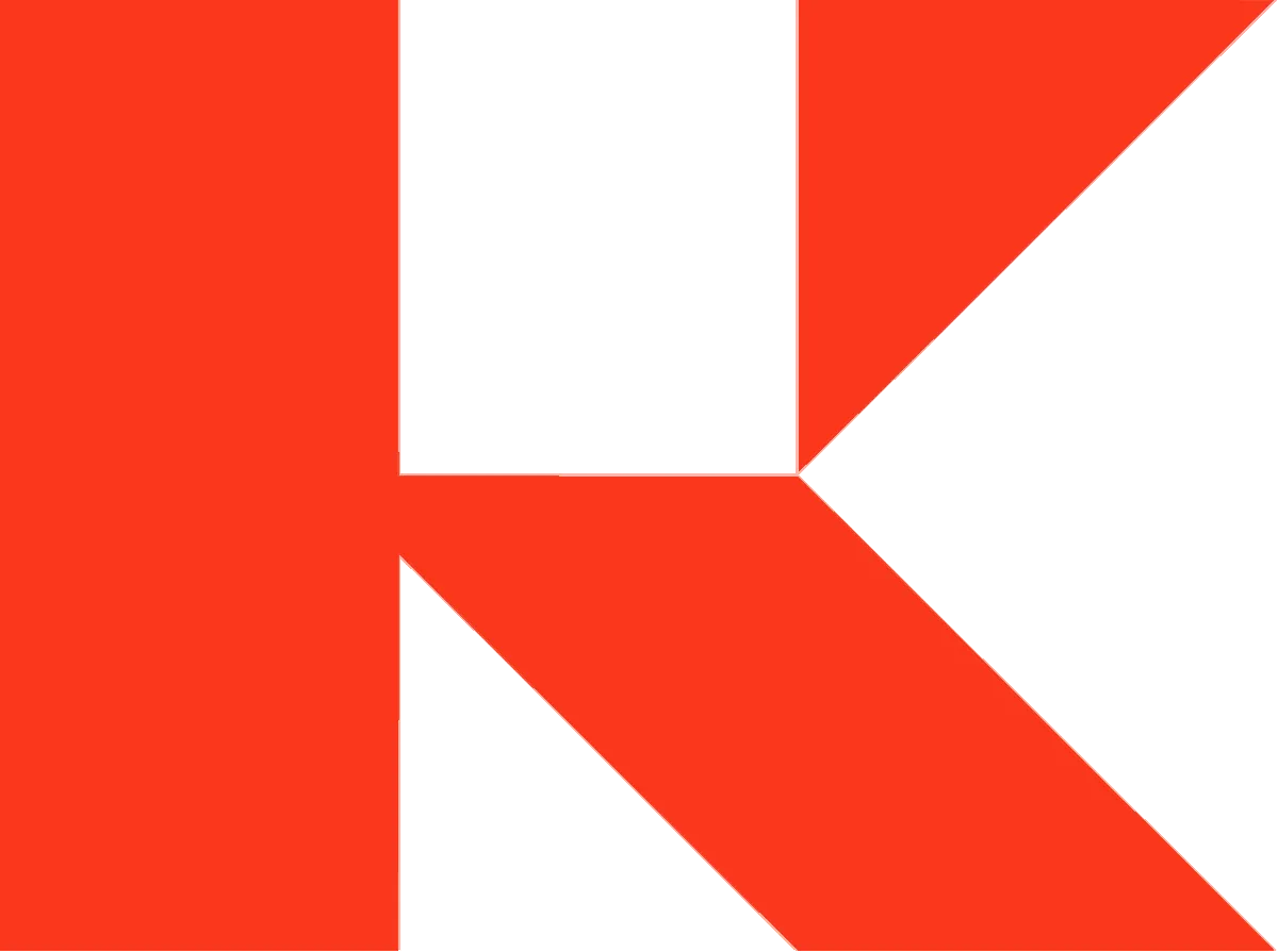 Red geometric abstract background with sharp lines, representing digital media, music industry, and online marketing themes f