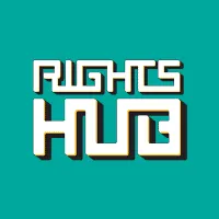 RIGGS HUG logo with bold white text on teal background, representing a music industry brand and digital entertainment platfor