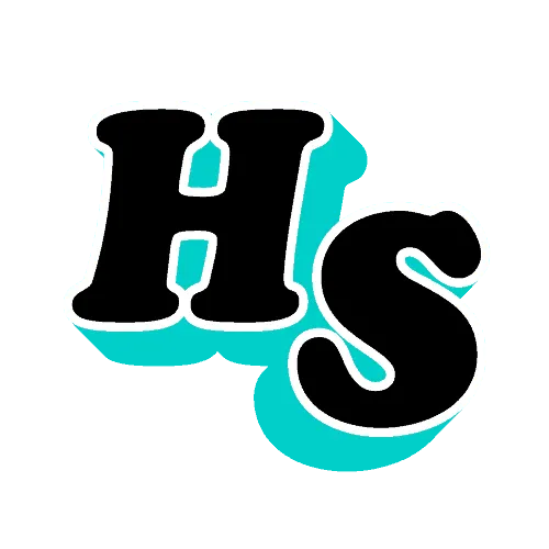 Hypebot logo with bold black letters on a bright turquoise background, representing an influential music industry blog and pl