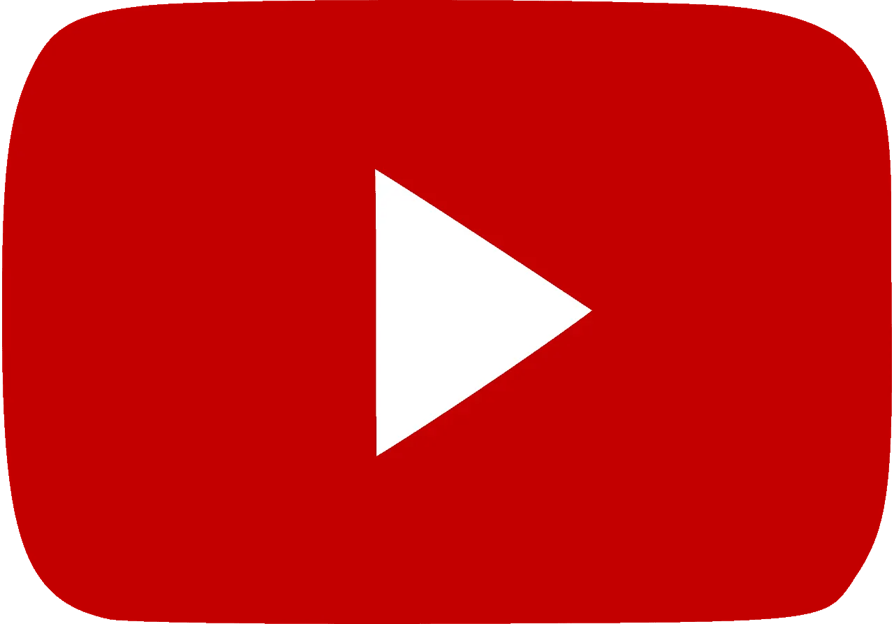 Red YouTube play button icon representing digital media, online video platform, content creator, entertainment, and multimedi