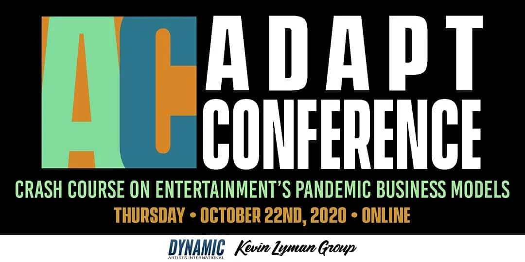 Adapt conference on entertainment pandemic business models online October 22, 2020 hypebot music industry event.