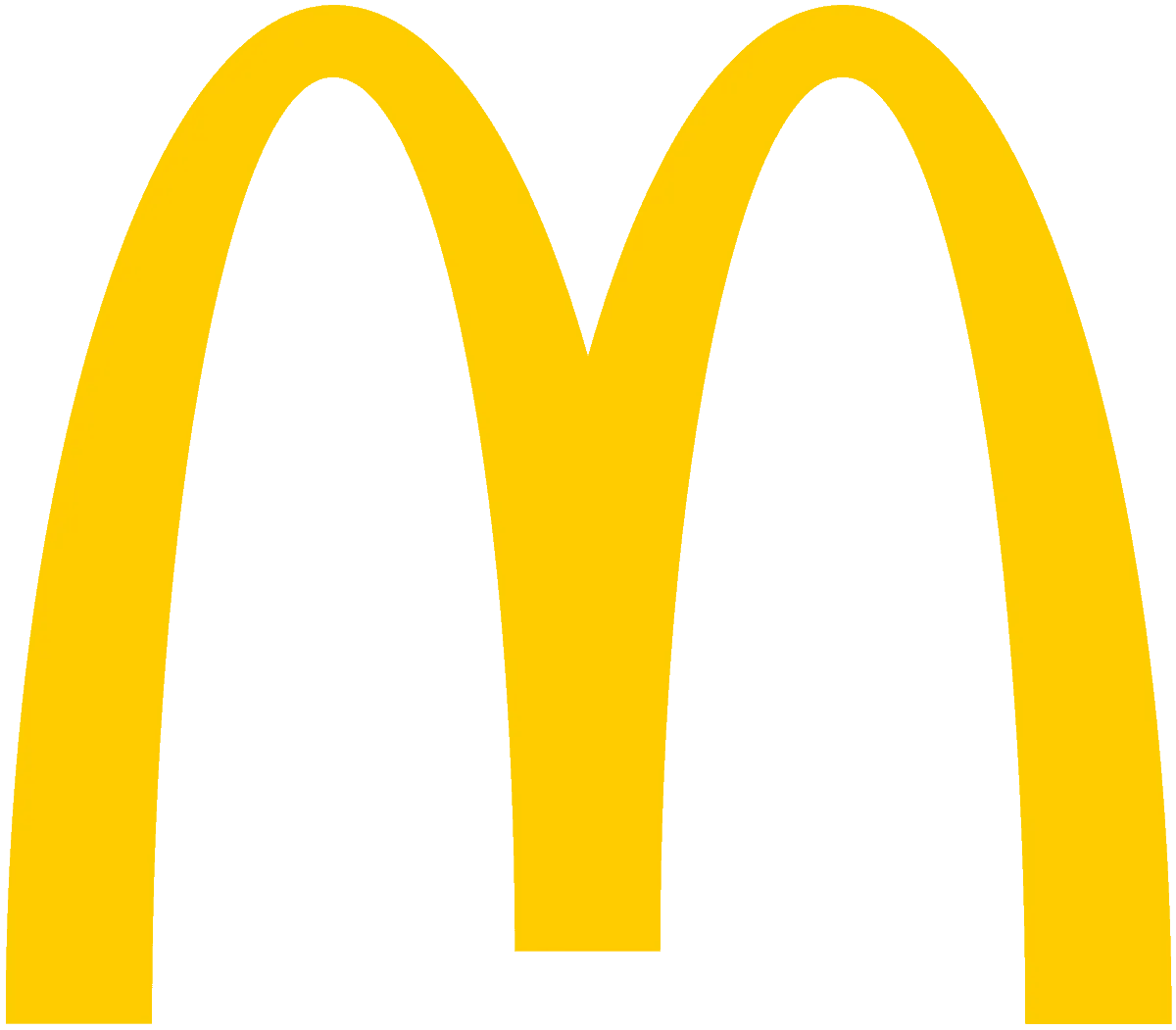 Mcdonalds golden arches logo representing fast food and restaurant branding.