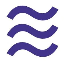 Waves music streaming icon, digital streaming symbol, Hypebot logo representing music technology and industry news.