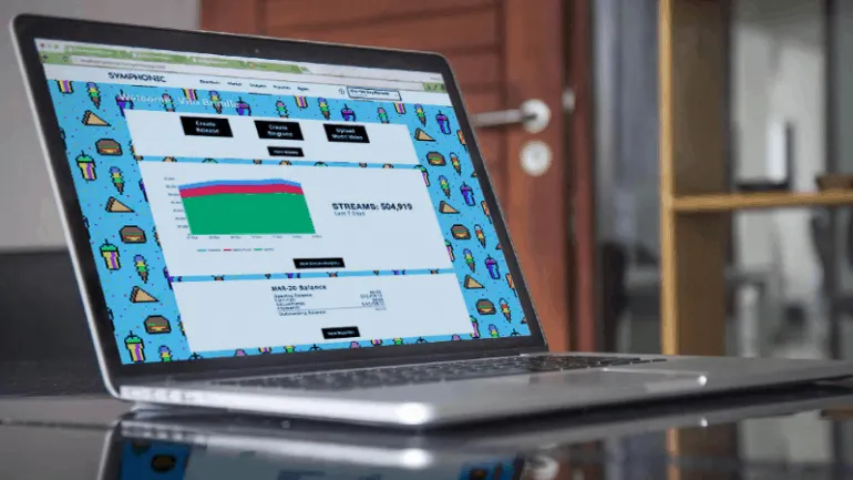 Hypebot-blog-music-industry-news-dashboard-on-laptop-screen.