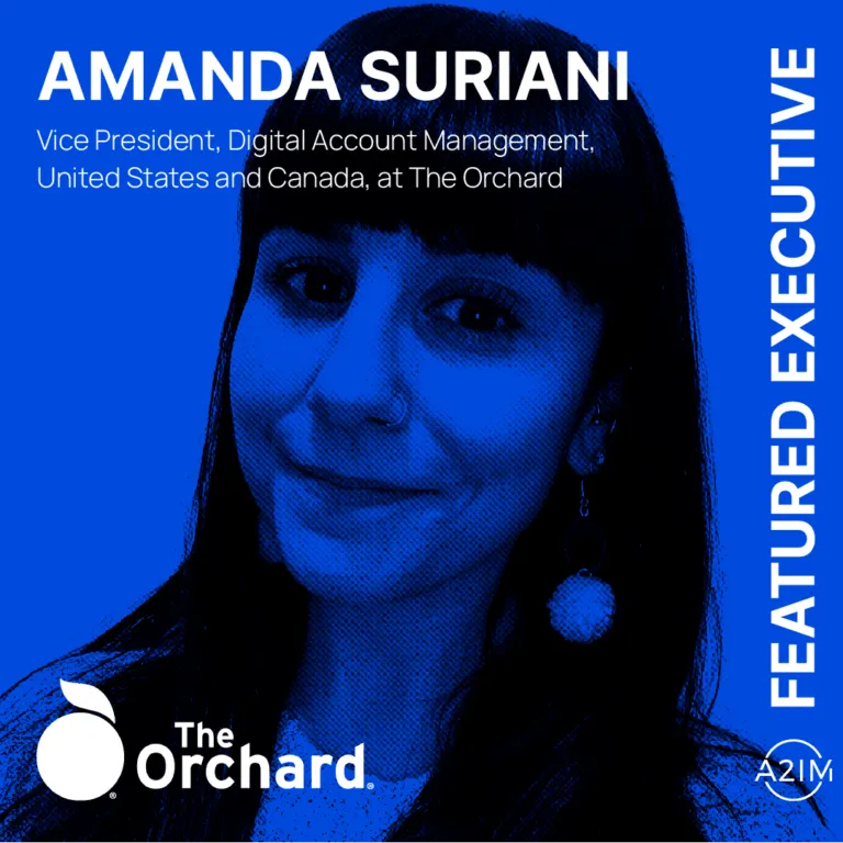 Amanda Suriani Vice President Digital Account Management The Orchard featured executive music industry leader for Hypebot art