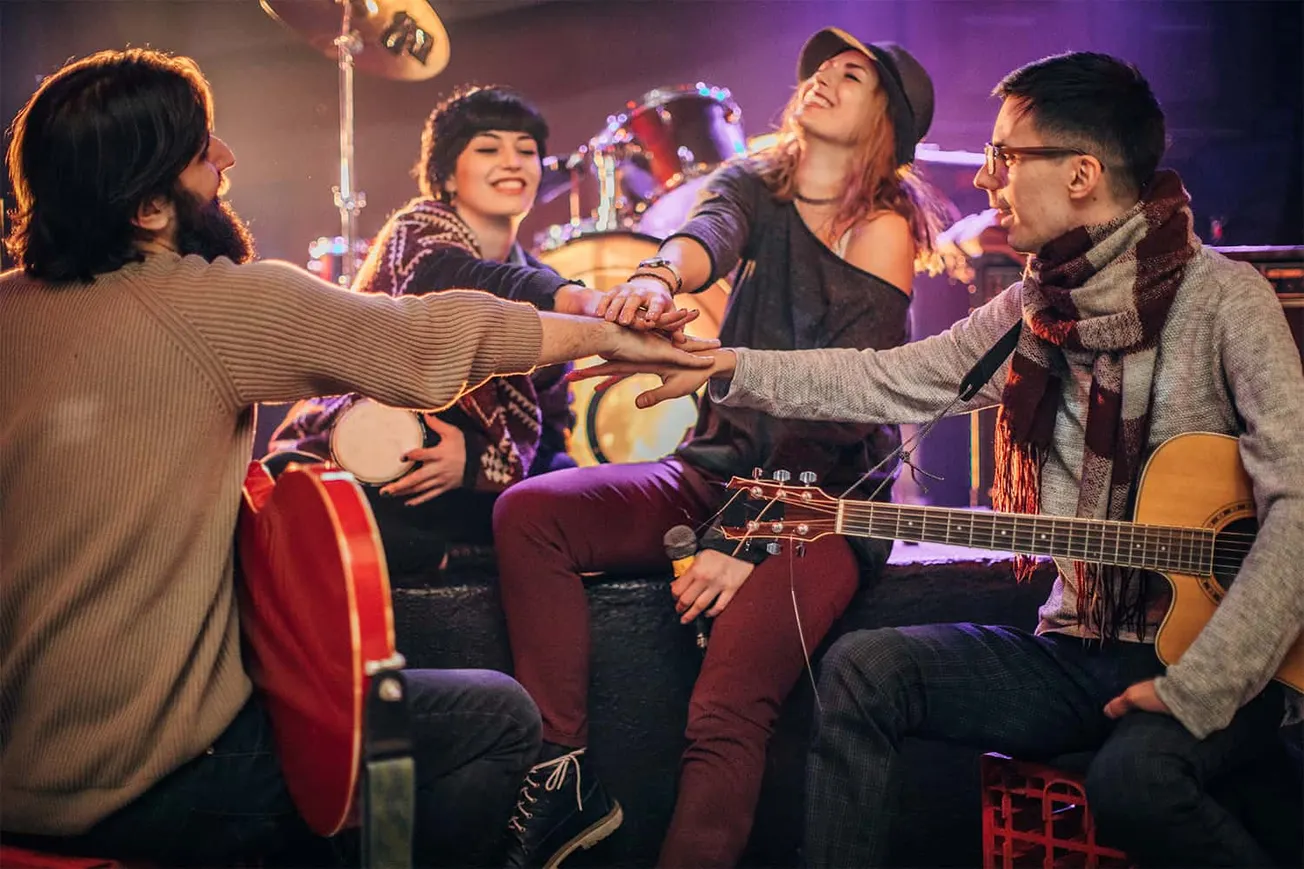 how musicians find collaborator's