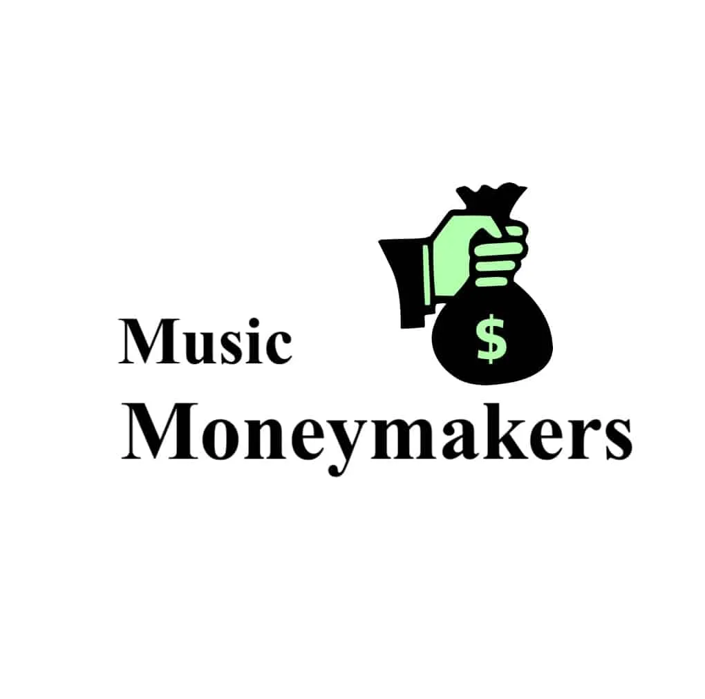 Bag of money with dollar sign and hand, music industry income, music money-making, monetizing music, music revenue, Hypebot m