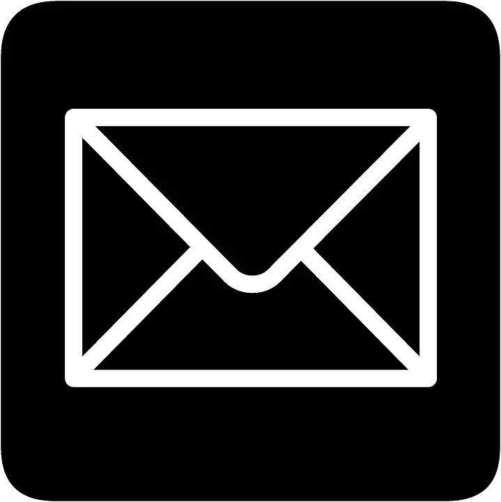 Email icon representing communication or newsletter subscription, often used in music and entertainment industry marketing, u