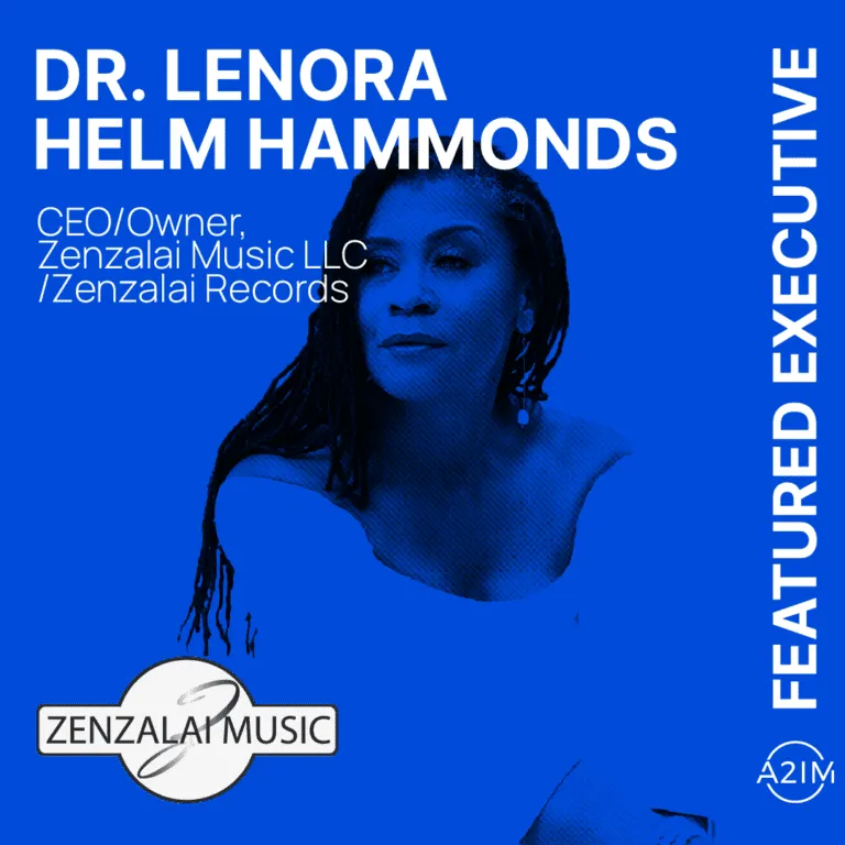 Dr. Lenora Helm Hammonds Zenzalai Music CEO and owner featured in Hypebot articles, music industry expert, artist, and record