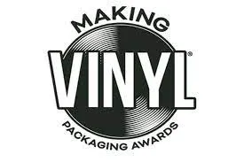 Vinyl packaging awards logo emphasizing quality and innovation in music industry recognition.