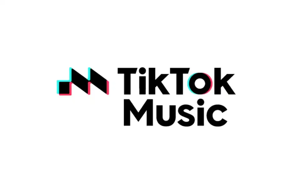 TikTok Music logo with colorful 3D effects, representing popular music streaming service and social media platforms, emphasiz