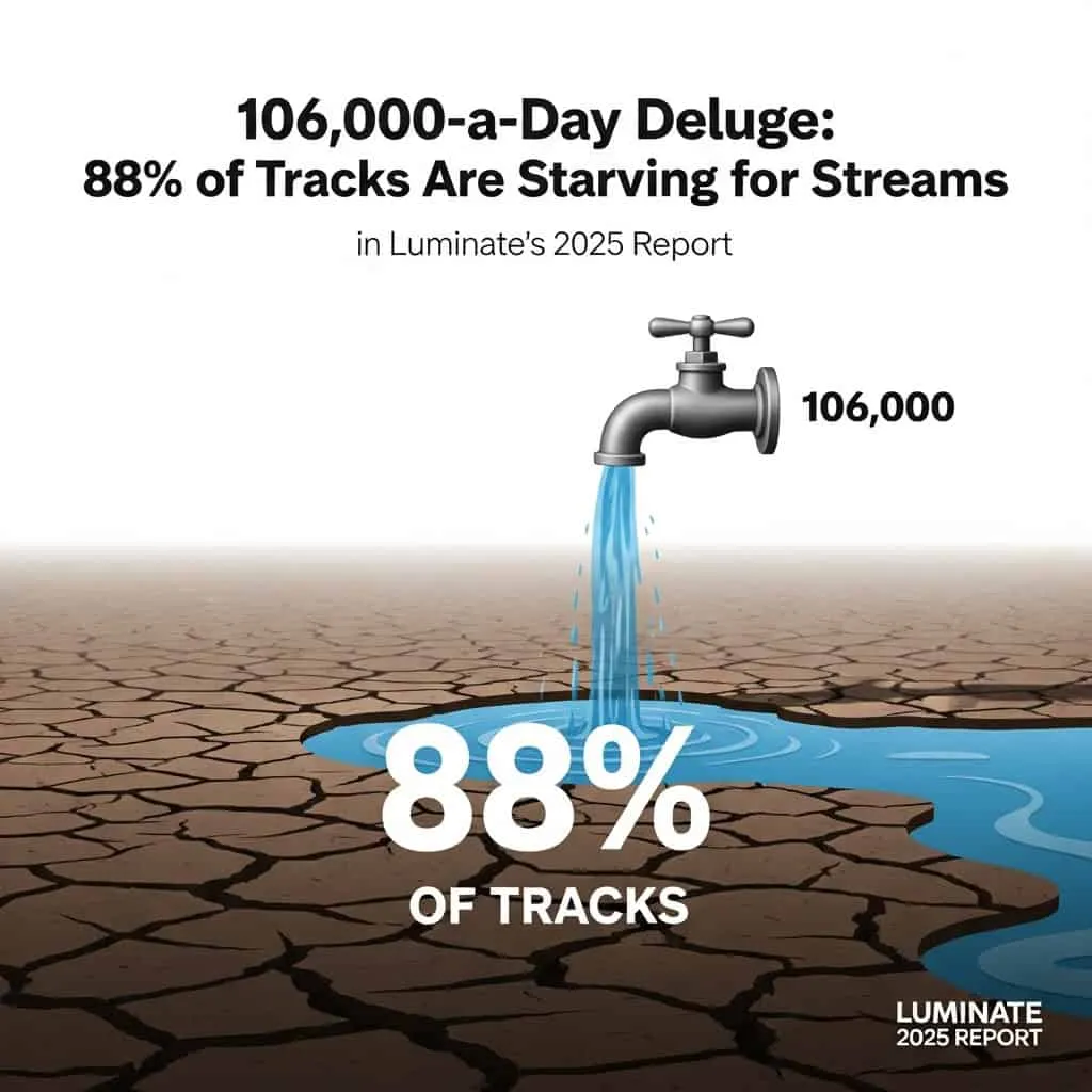 music streaming saturation