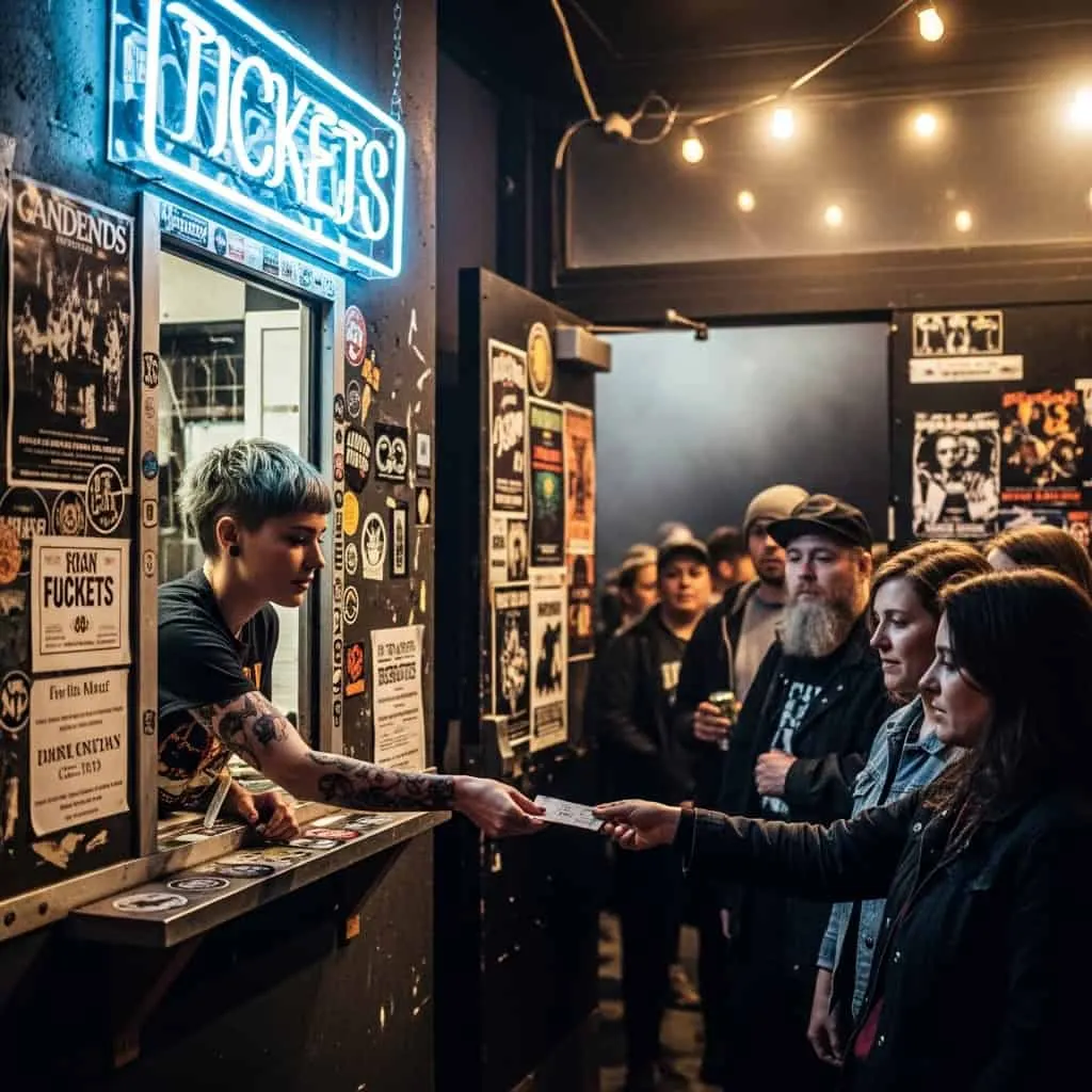 ticket sales at independent music venues