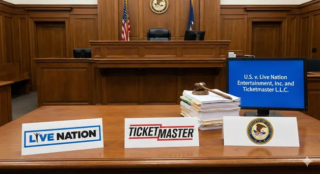 DoJ Live Nation Ticketmaster lawsuit