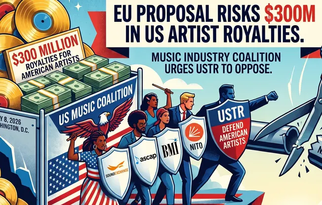 US Coalition Fights to Save $300M in EU Music Royalties