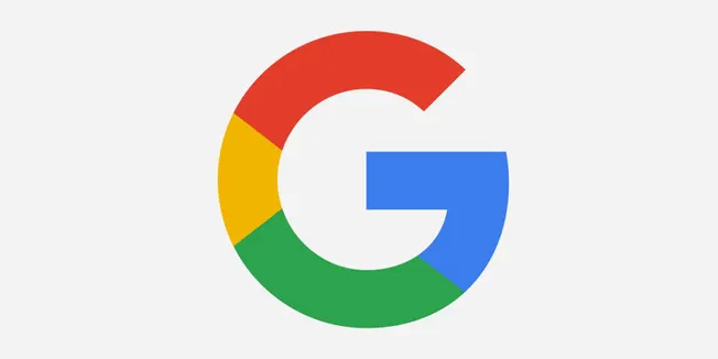 Google logo icon with multicolored segments representing technology and digital search.