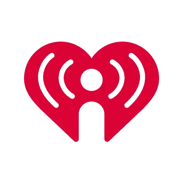Heart radio signal icon, wireless communication, music streaming, digital radio, connectivity symbol, social media, entertain