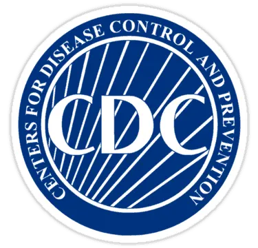 CDC logo featuring the Centers for Disease Control and Prevention emblem, emphasizing public health, disease prevention, and