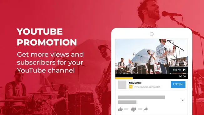 YoutTube promotion for music channels, increasing views and subscribers, social media music marketing, boosting YouTube engag