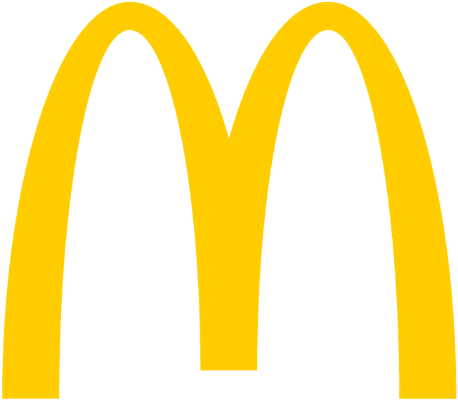 Mcdonalds golden arches logo representing fast food and restaurant branding.