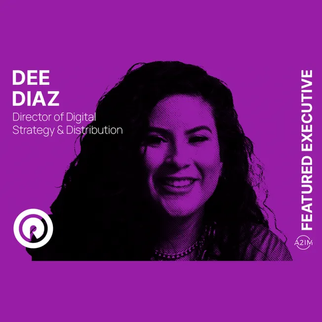 Dee Diaz, Director of Digital Strategy & Distribution, featured as an executive on Hypebot, highlighting her expertise in dig