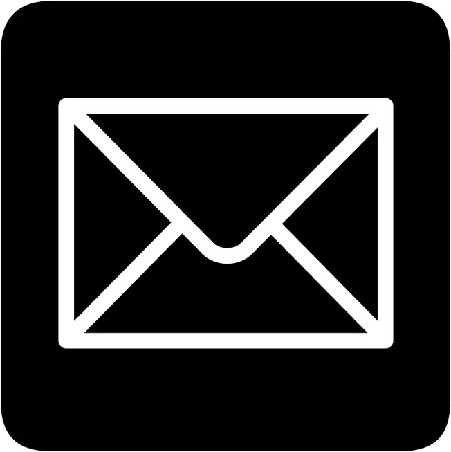 Email icon representing communication or newsletter subscription, often used in music and entertainment industry marketing, u