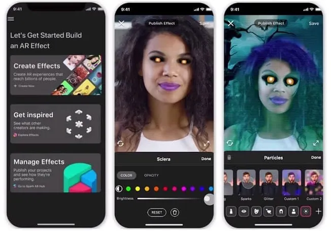 AR effect creation for music industry marketing on Hypebot platform.