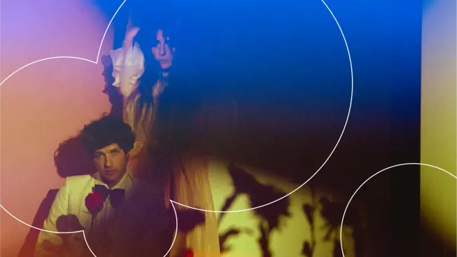 Vivid portrait of young adults in colorful lighting, showcasing modern music and nightlife nightlife scene, perfect for music