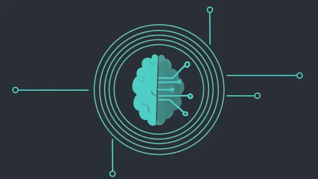 Brain-computer interface technology illustration for music industry innovation and digital signal processing.