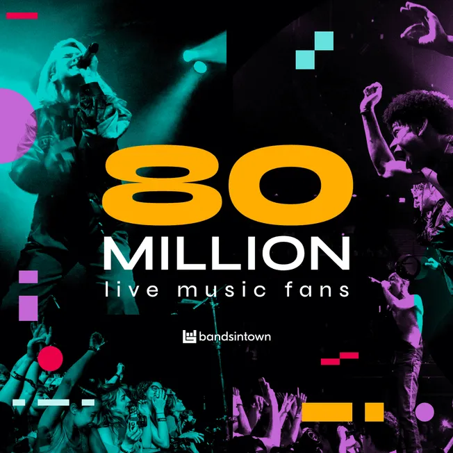 30 million live music fans celebrating concert audience size and engagement at a music festival or event.