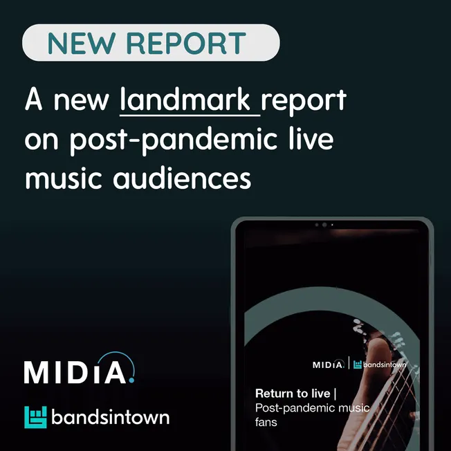 Live music audience post-pandemic report on music industry returning to concerts and events 2023.