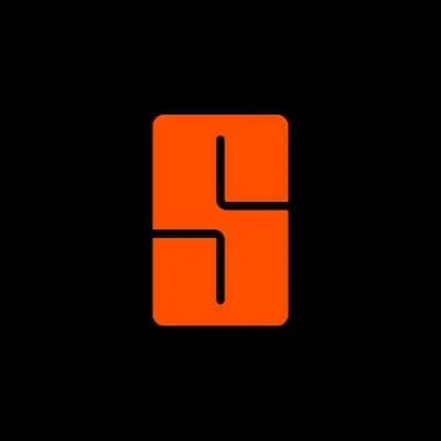 High-tech digital logo featuring bold orange and black design, representing Hypebot's focus on music industry news, technolog