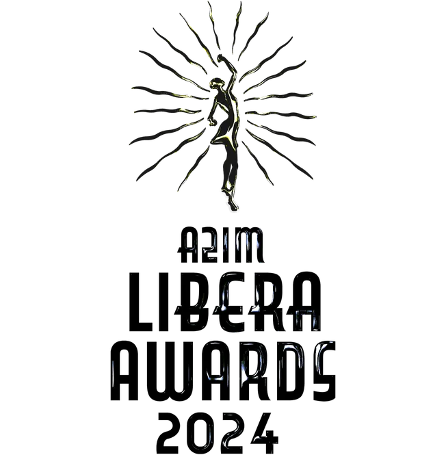 Arctic-inspired abstract art representing music awards concept, black background with glowing elements, modern design for Hyp