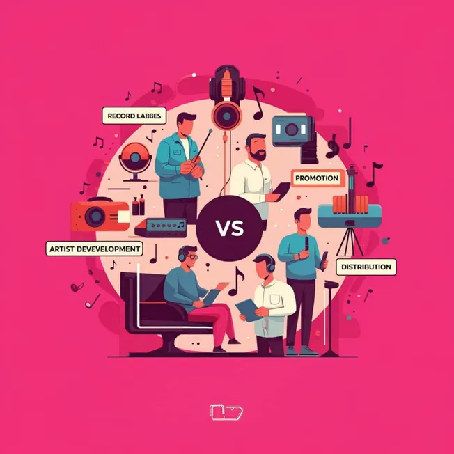 difference between labels and distribution
