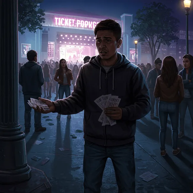 ticket scalper resale cap