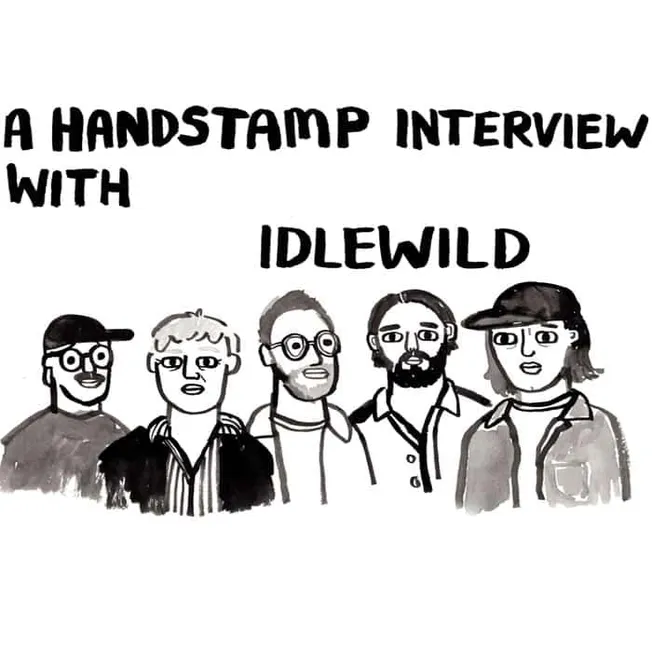 Interview with Idlewild band by Handstamp illustration, music interview, indie rock, band discussion, Hypebot features, music