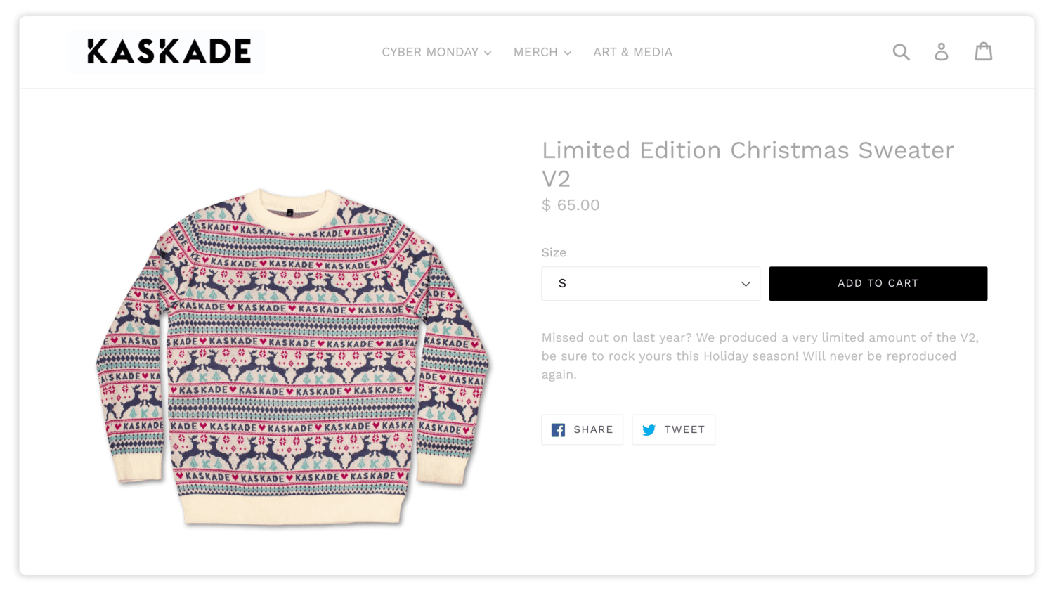 Festive Christmas sweater with holiday light design, "Like Santa in the night" print, perfect for winter celebrations and gift giving, available on Okay Music online boutique.