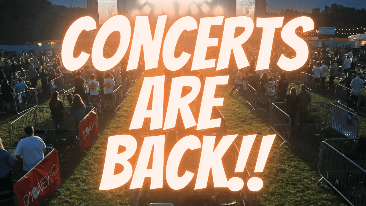 Concerts are returning to outdoor venues, attracting large audiences and live music fans, and signaling vibrant music industry activity.