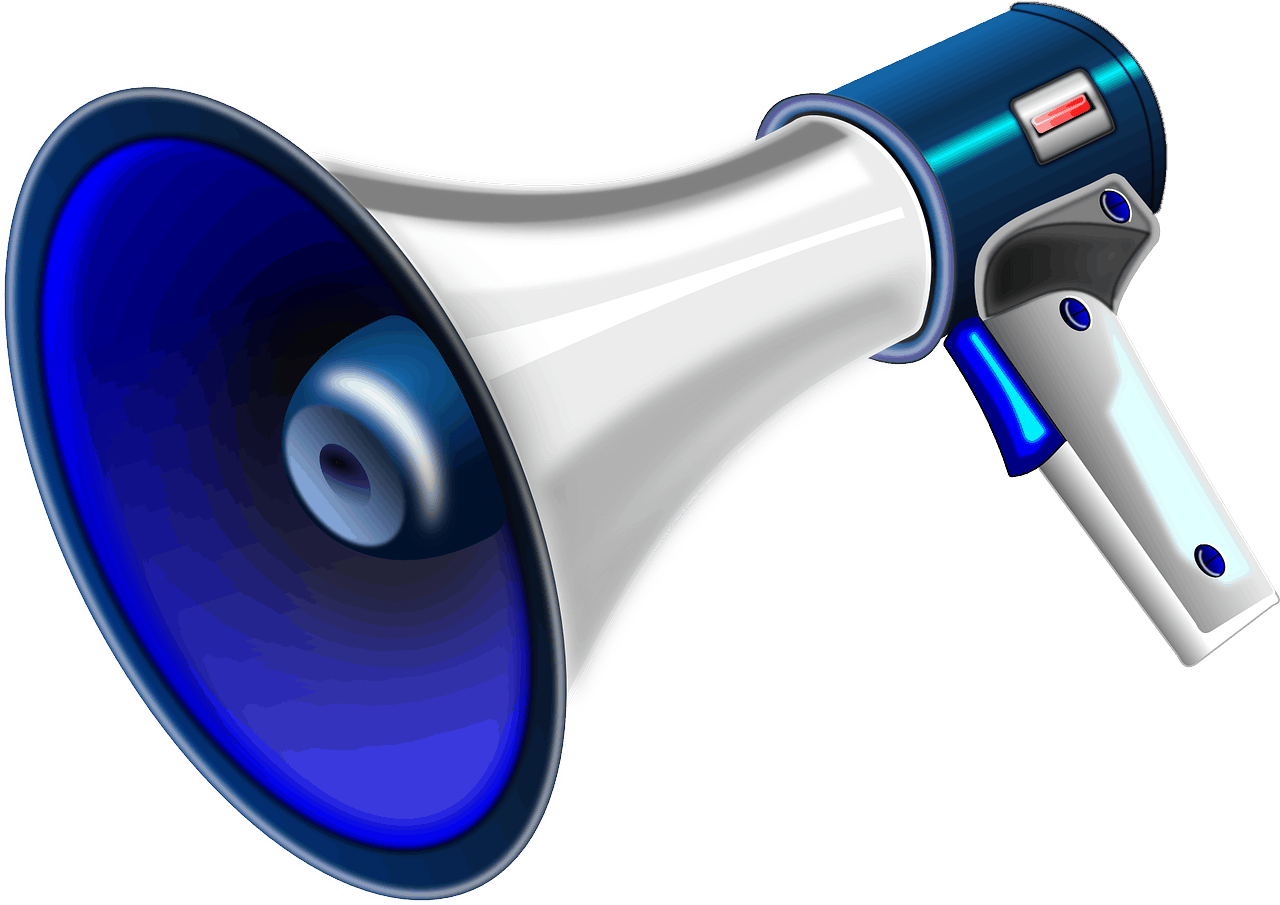 Megaphone with a digital design for music promotion and marketing digital marketing, social media, music industry, advertising, Hypebot.