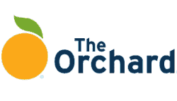 Orange and green logo with the text "The Orchard," representing a music distribution and rights management company.
