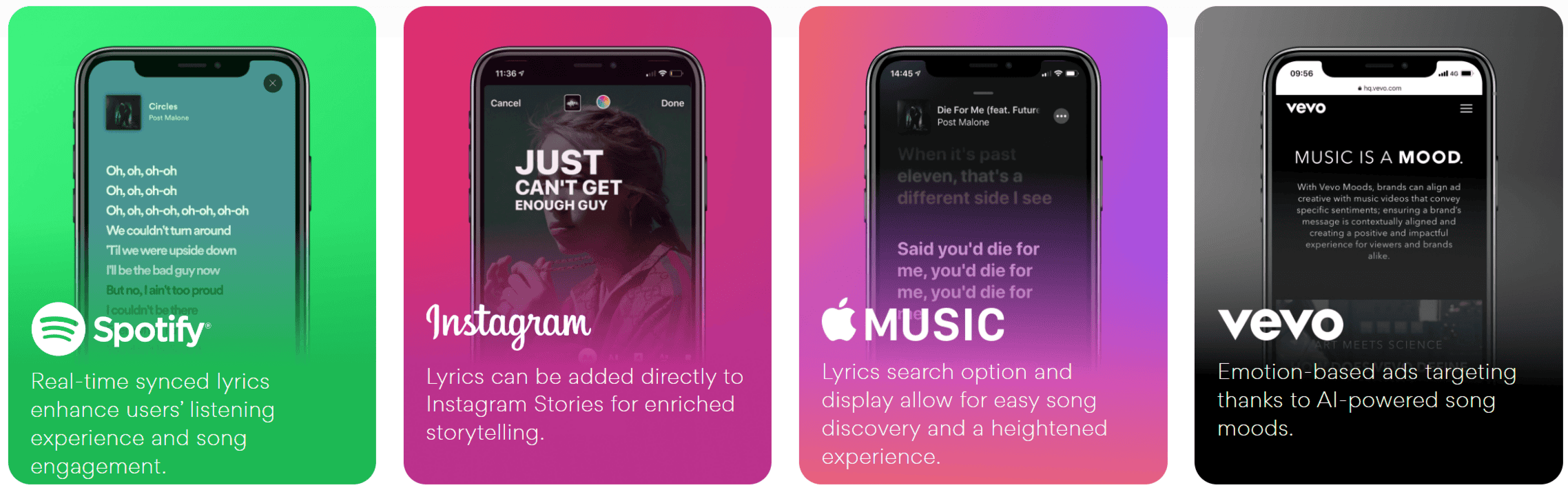Spotify real-time lyric syncing for enhanced music listening experience.