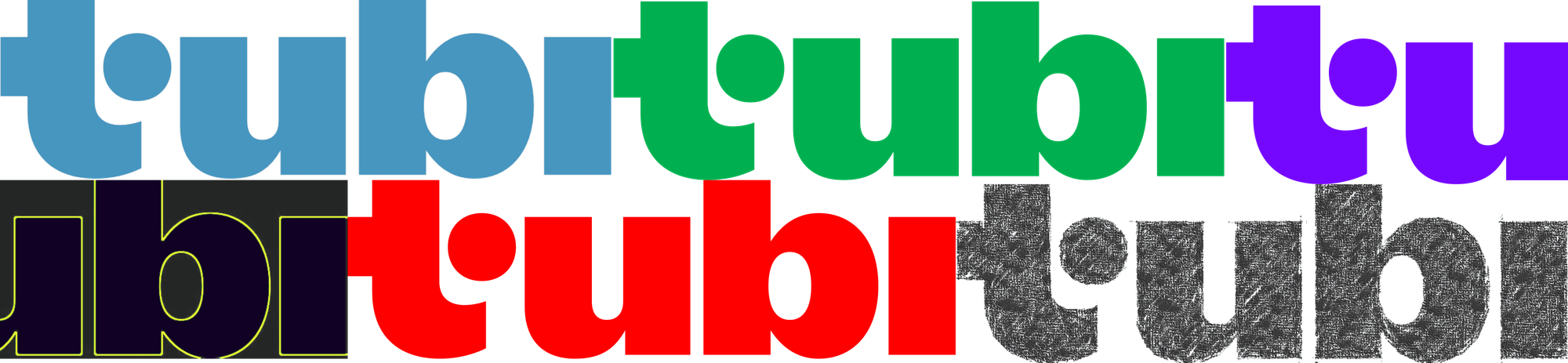 YouTube logo with colorful text and textured design, representing online video platform, digital media, and content creation for music and entertainment industry.