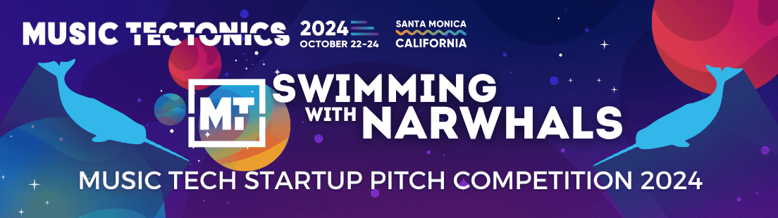 
Tickets
Speakers & Sponsors
Creator Fair
Competition
Hotels
Updates
Swimming WIth Narwhals
2024 Music Tech Startup Competition
